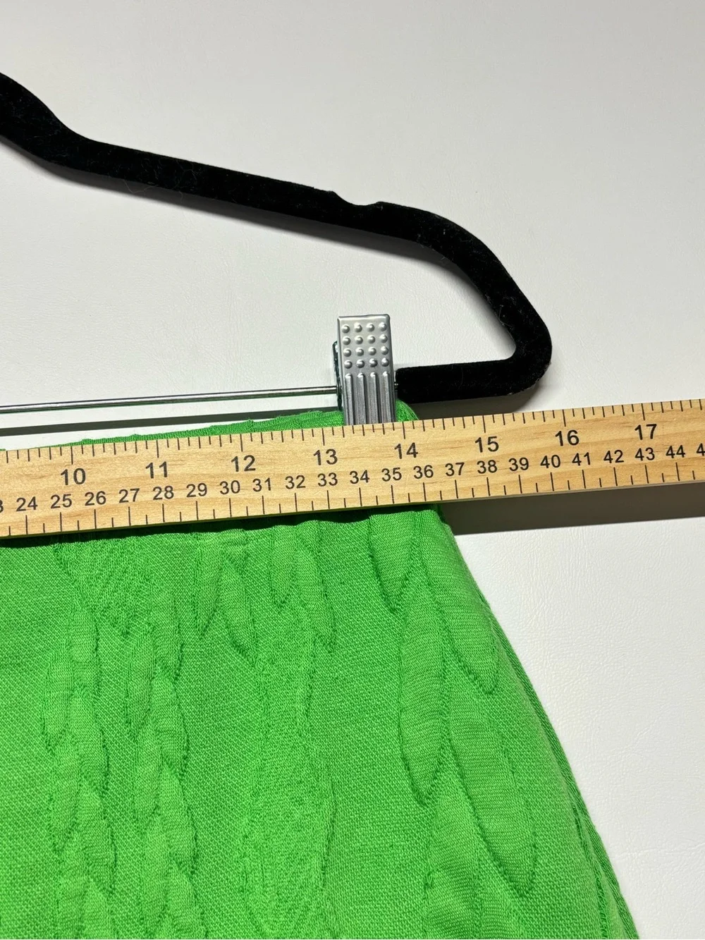 ✨Zara Green Cable-Knit Mini Skirt Size S